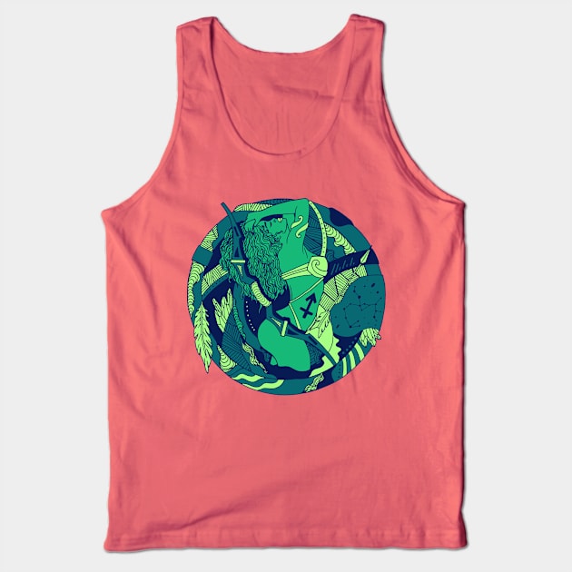 Ngreen Sagittarius Beauty Tank Top by kenallouis